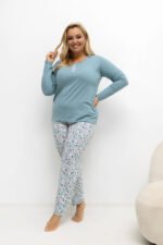 Pijamale Plus Size model 221183 Forever Pink - Image 2