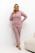 Pijamale Plus Size model 221193 Forever Pink