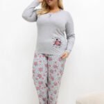 ~Piżama Plus Size model 221194 Forever Pink