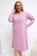 Cămașă de noapte Plus Size model 223303 Forever Pink