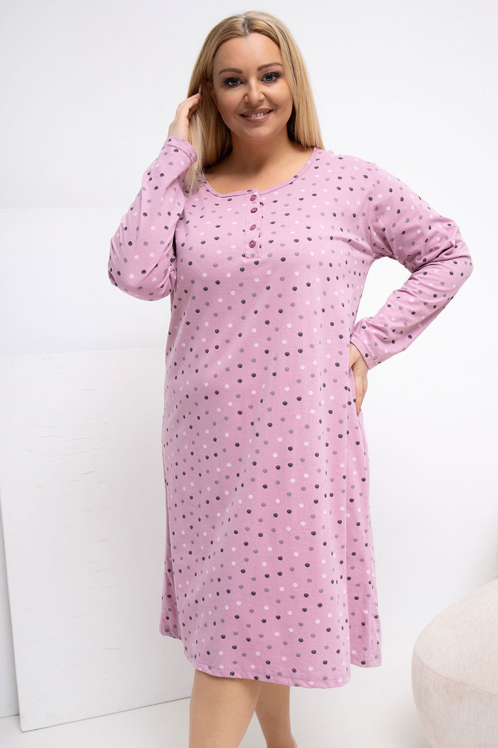 1110328 Cămașă de noapte Plus Size model 223303 Forever Pink - Image 1