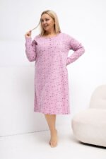 Cămașă de noapte Plus Size model 223303 Forever Pink - Image 4
