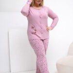 Pijamale Plus Size model 223304 Forever Pink