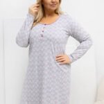 Cămașă de noapte Plus Size model 223309 Forever Pink