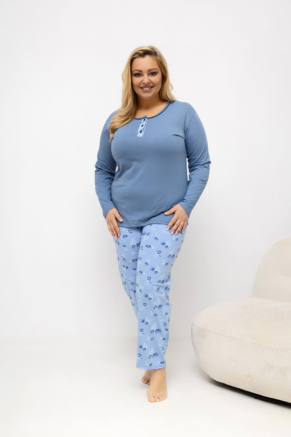1119629 Pijamale Plus Size model 226131 Forever Pink - Image 1