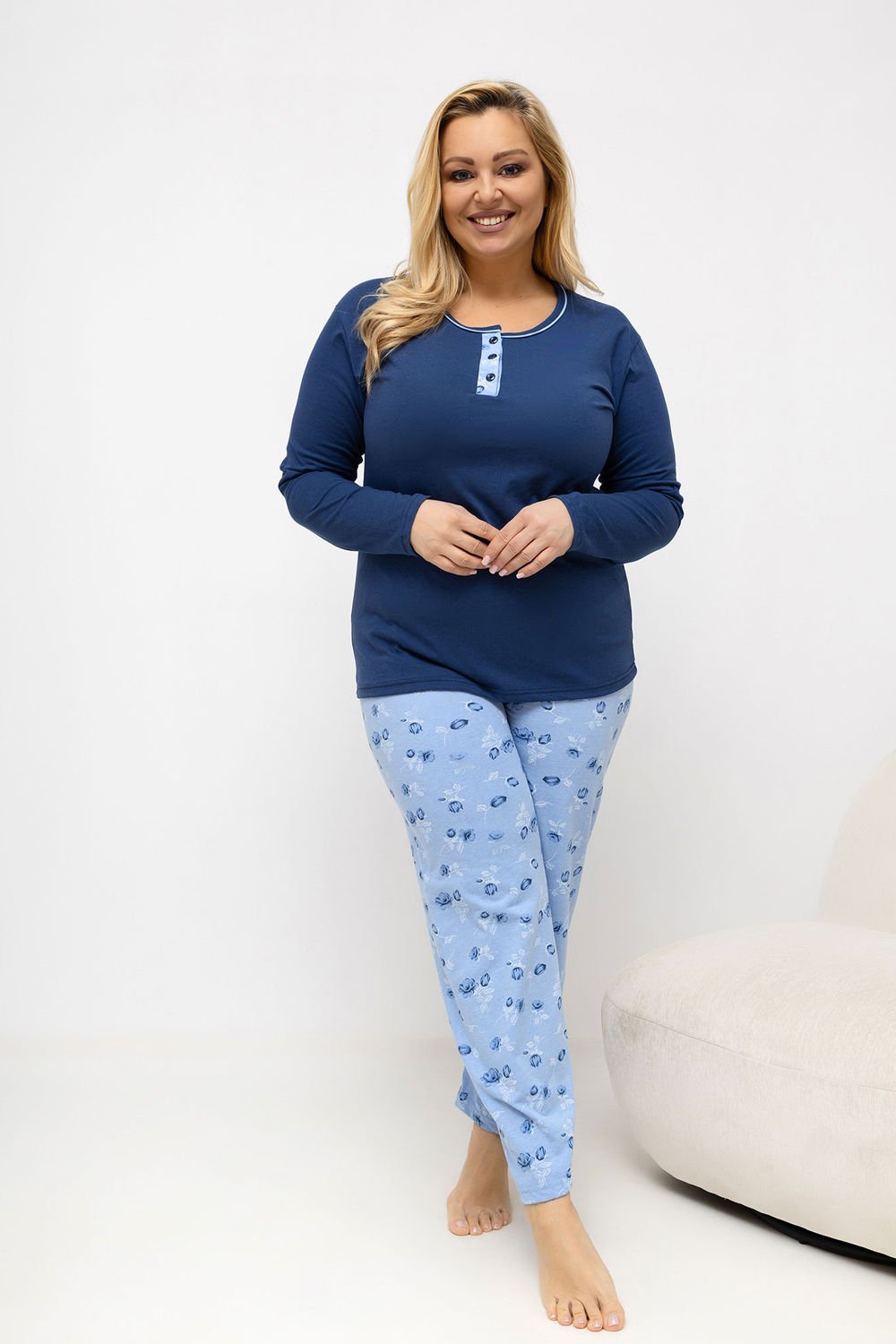 1119632 Pijamale Plus Size model 226132 Forever Pink - Image 1