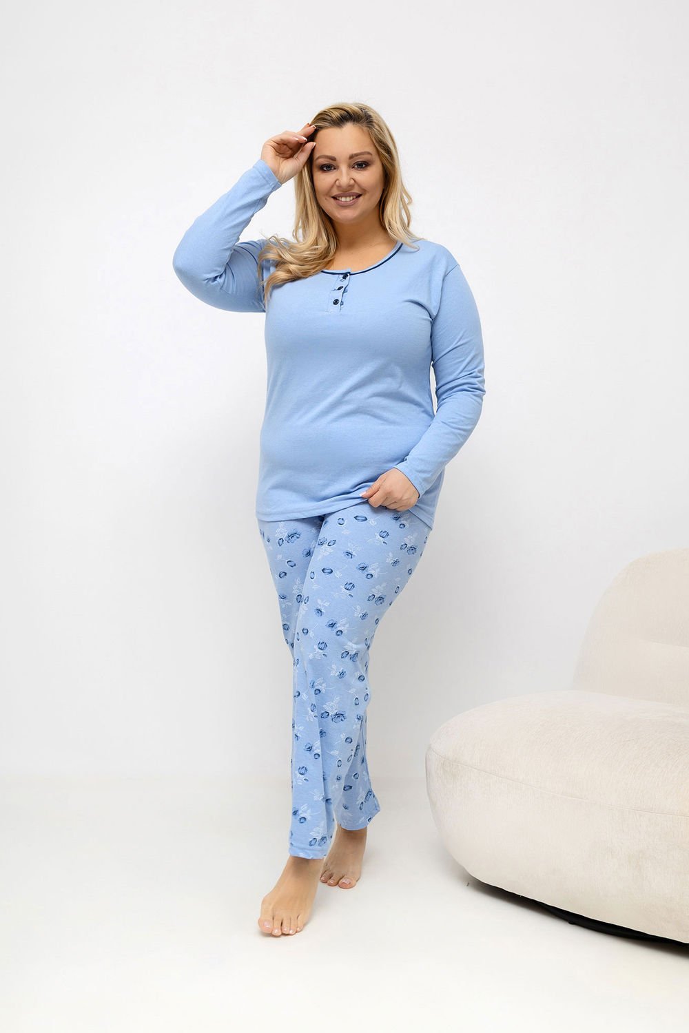 1119634 Pijamale Plus Size model 226133 Forever Pink - Image 1