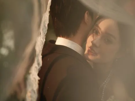 Elegant Woman Dress Runway